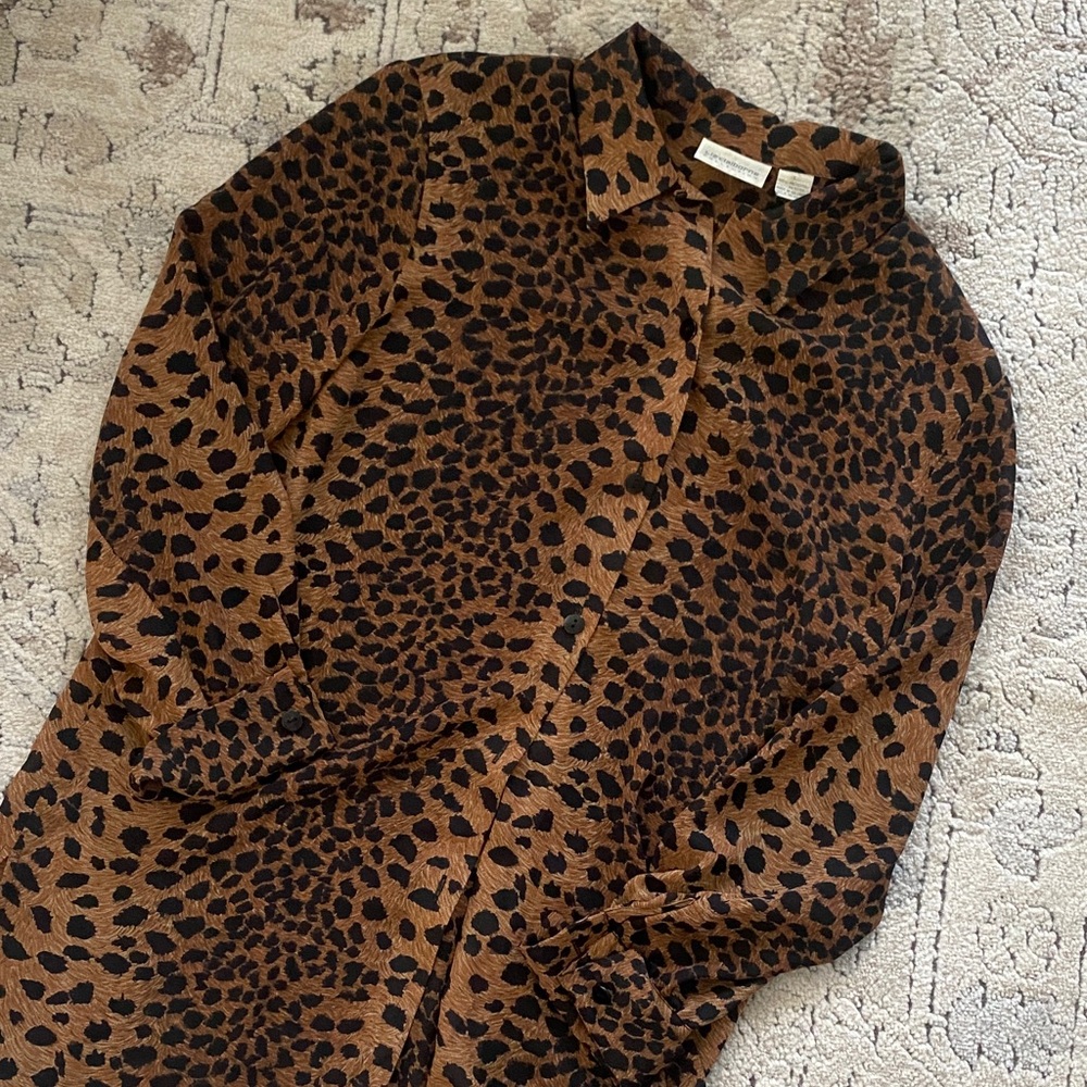 Liz Claiborne Animal Print Blouse